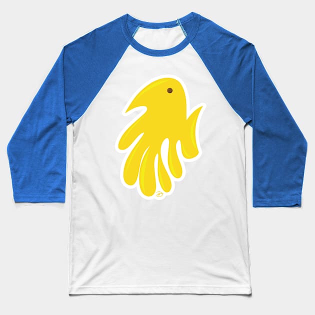 Melted Peep Baseball T-Shirt by dhartist